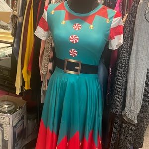 Woman’s Christmas dress